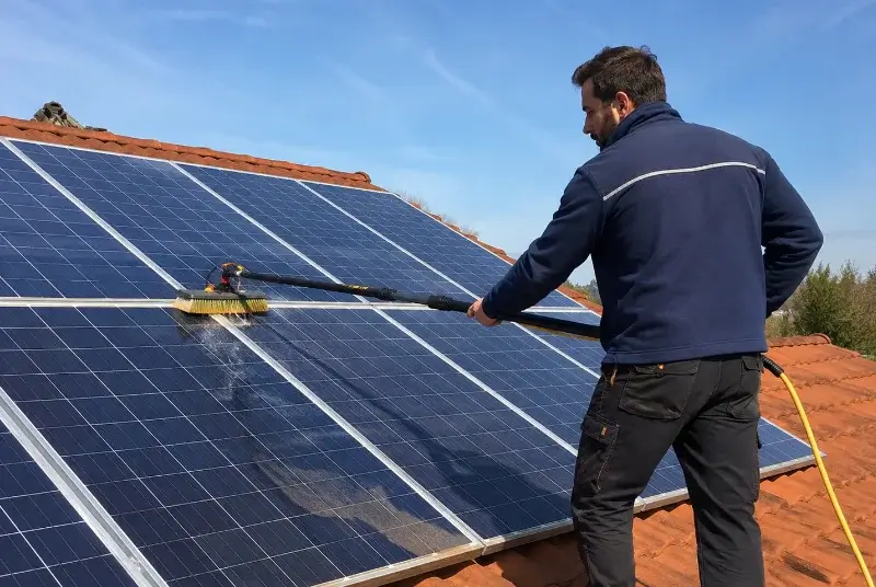 Nettoyage et entretien de panneaux solaires à Plerguer